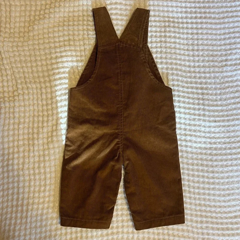 Carter’s Brown Corduroy Overalls with Moose